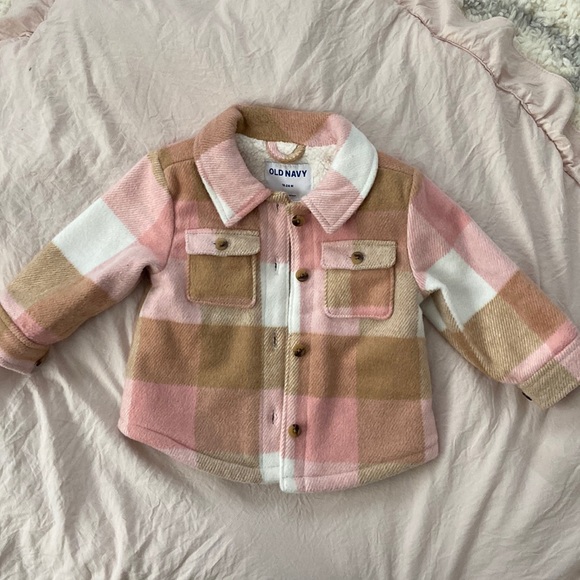 Toddler Girls Sherpa Lined Flannel 